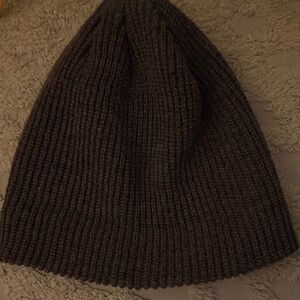 Kids Dark Gray Knit Beanie